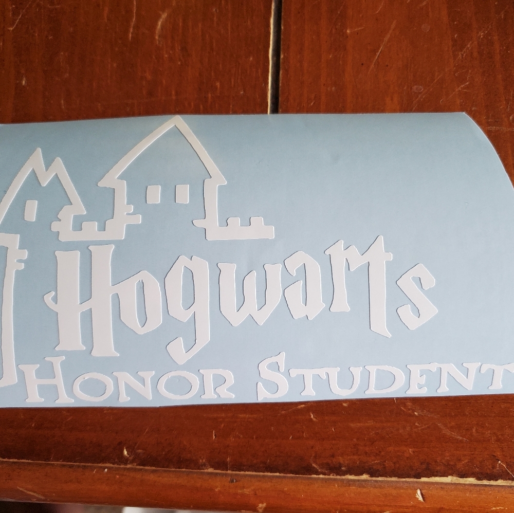Hogwarts honor student decal